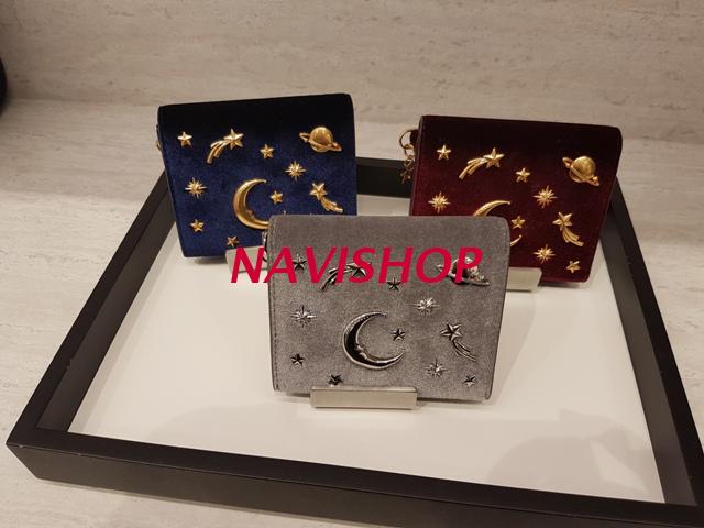 Charles&Keith Ck6-50680560 Starry Sky Velvet Card Holder Coin Purse