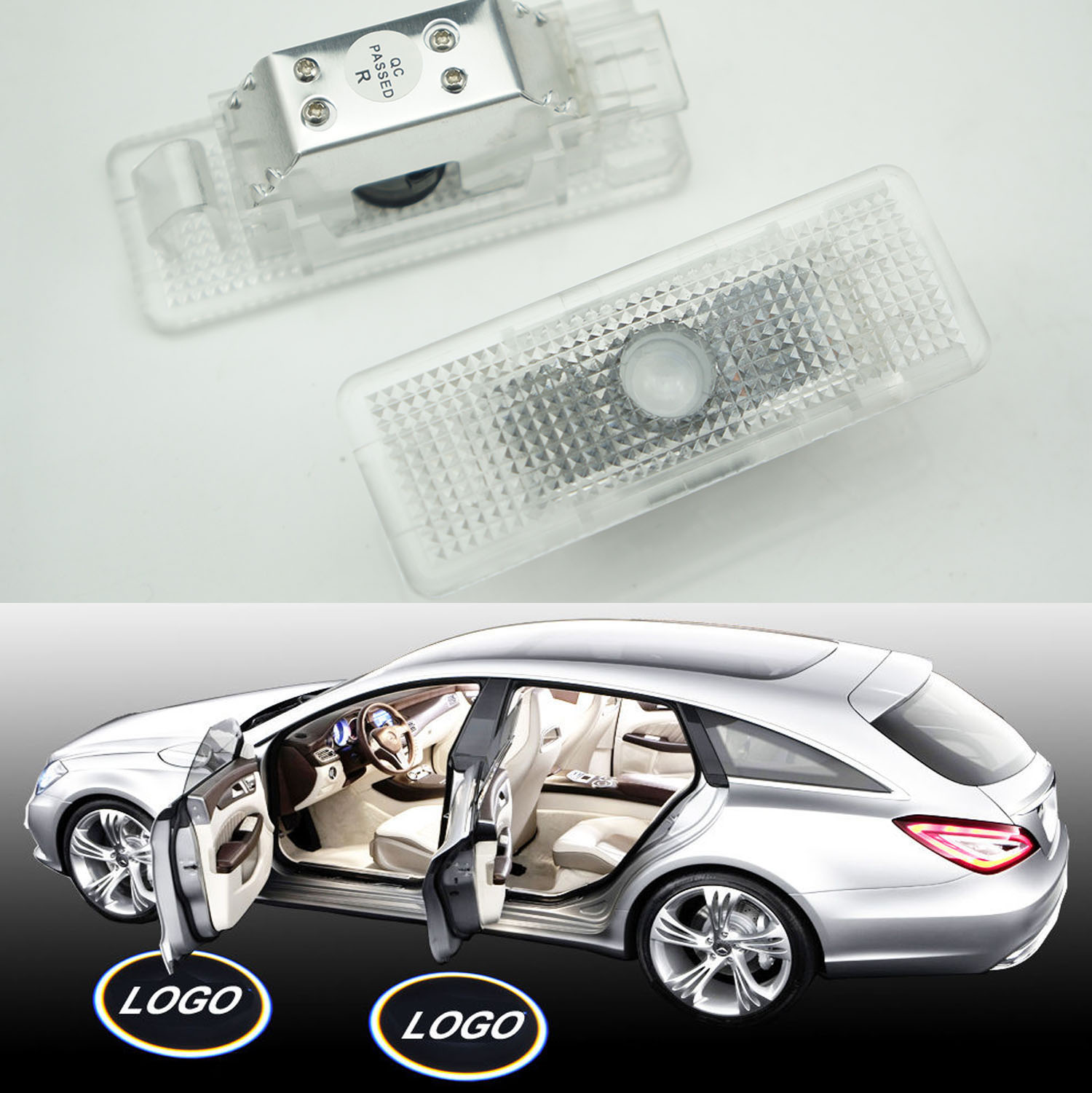 Suitable for BMWE39 X5 E53 Z8 E52 old 5 series special car LED welcome light door light projection light