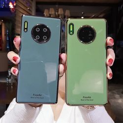 ສີແຂງ electroplating mate30pro Huawei P30pro ກໍລະນີໂທລະສັບມືຖື mate20 ກໍລະນີ silicone ຕ້ານການຕົກ P30 ເຫມາະສໍາລັບຜູ້ຊາຍແລະແມ່ຍິງ