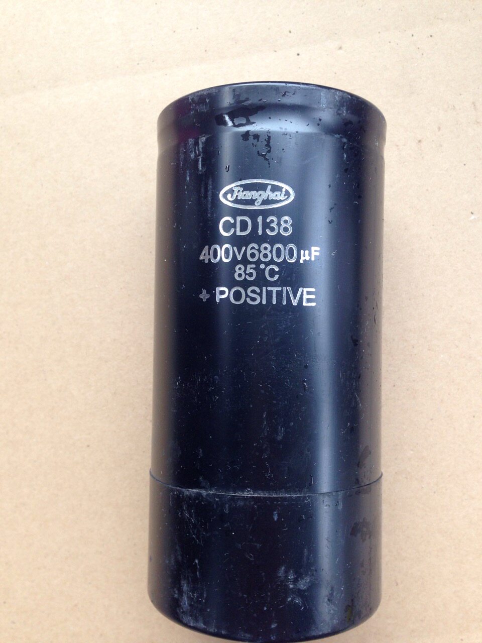 Jianghai 400V6800UF 75*155 screw foot audio filter electrolytic capacitor