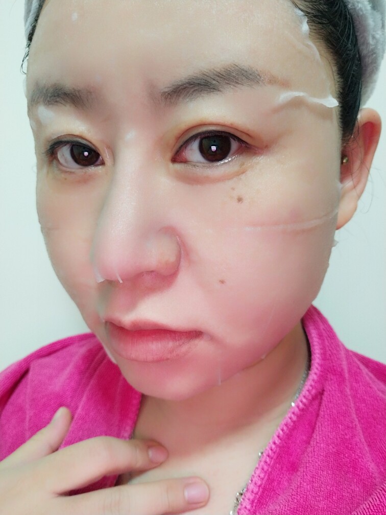 相宜本草四倍蚕丝面膜