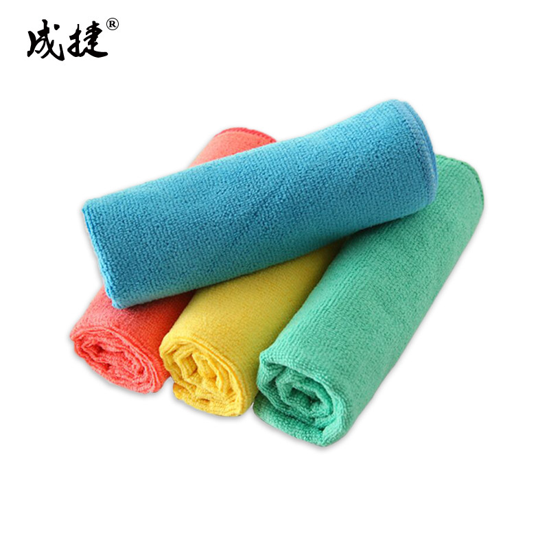 Rag water suction not drop off hair thickened large number ultra-fiber electrostatic dust removal wipes furniture special suction grey square towels