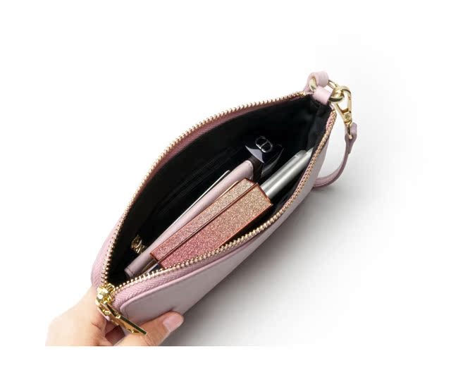 Ví da di động Ziyi nữ dây kéo dài 2019 mới thời trang mới đơn giản siêu mỏng đa chức năng túi đeo tay - Túi điện thoại balo đeo chéo