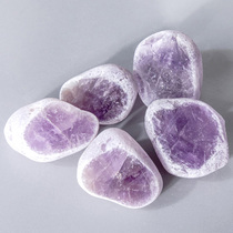 SeerStone Crossing Polished Ornamental Stone Large Granules Natural Amethyst Nude Stone Handle