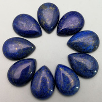 25x18mm lapis lazuli water drop ring surface antique Li jingxun necklace inlay accessories teardrop diy material Hanfu