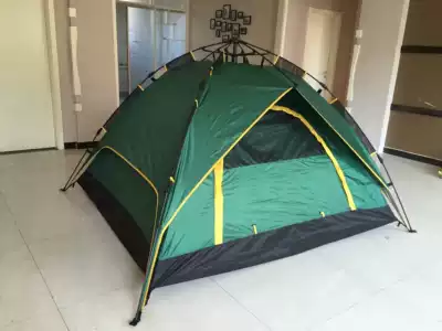 Three-use automatic outdoor camping tent