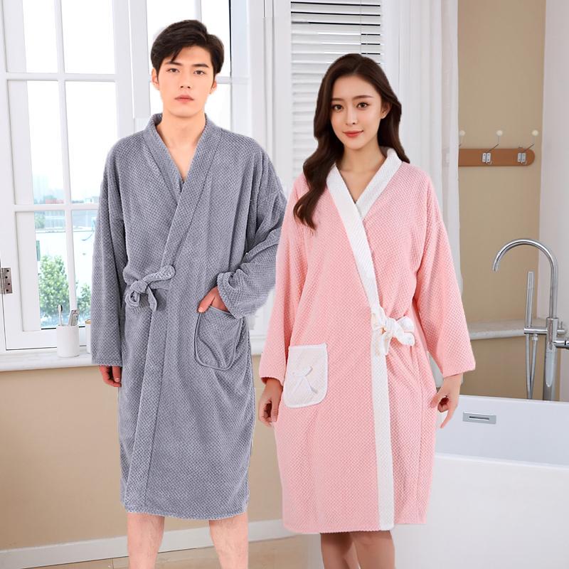Bathrobe Wearable Large Bath Towel 2024 Autumn and Winter New Style Men and Women Quick-Drying Absorbent Bathrobe Nightgown Couple Set Bathrobe Wearable Large Bath Towel 2024 Autumn and Winter New Style Men and Women Quick-Drying Absorbent Bathrobe Nightgown Couple Set