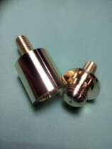 Table club joint mahogany crutches copper accessories factory direct wooden stick link artifact Taiji Health stick