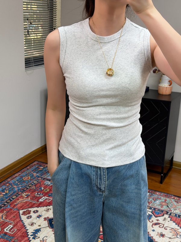 Kendall Jenner Style Dutch Niche F1Ore Sleeveless Tank Top