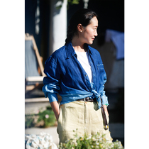 Blue Renewal White Family Ancient Fazal Dye for men and women Lining Clothes Lovers NEUTRAL ELEGANT LONG SLEEVES PURE NATURAL PLANT DYEING