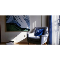 Blue Sequel White Group Ancient Fazal Dye Blue Lotus Hug Pillow Pure Natural Plant Dyeing Can Be Customized