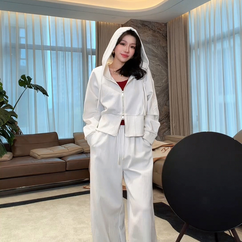 Me【Lightweight Set】Tencel Cotton Wrinkle-Resistant, Breathable, Slimming, Versatile, Fashionable Casual Set Mehs1236