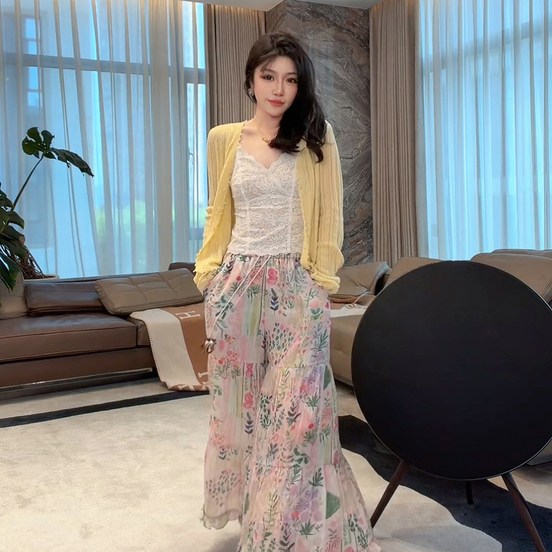 Me Lao Yang's Clothing [Fiji Island] Merino Wool Diamond Pattern Versatile Casual Sun Protection Knit Sweater