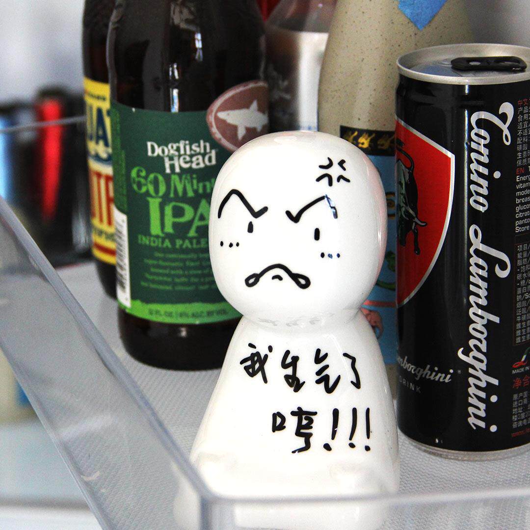 Vast master ceramic mood note table office DIY emoji cheat-off ornaments