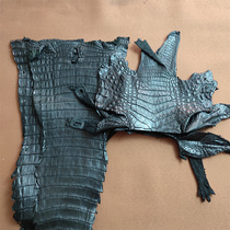 DIY caiman crocodile leather handmade watch strap material mobile phone case and wallet inlaid with special leather