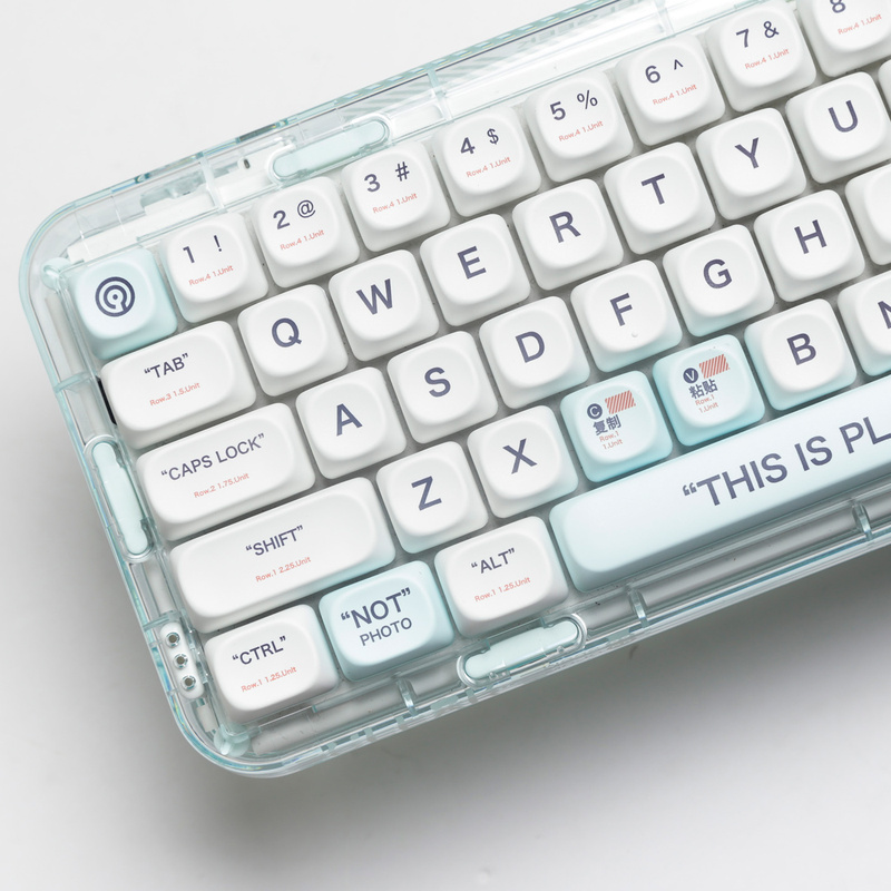 Plastic Keycaps Moa Highly Classic Retro Cute Mac Dye-Sublimation Hi75 Hi8 K99 F99 104 F87