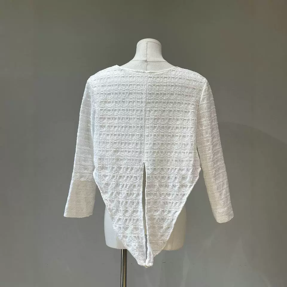 Шерстяной короткий костюм, 2024 год, французский стиль, стиль Chanel