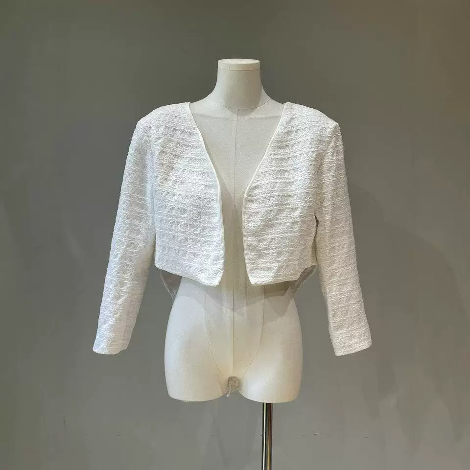 Шерстяной короткий костюм, 2024 год, французский стиль, стиль Chanel