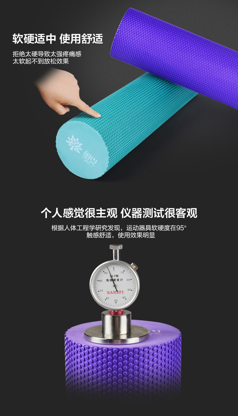 Sensey bọt trục cơ bắp thư giãn lăn yoga cột stovepipe foam lăn người mới bắt đầu spike răng massager con lăn quần tập yoga alibaba