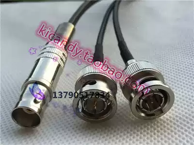75 ohm Q9 BNC-JJK one-point two adapter line BNC one female to two male film monitoring extended distribution line