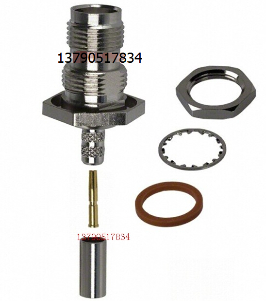 Wireless wired telephone hand terminal TNC-KY-3 TNC female seat with screw gasket RF connector 50-3