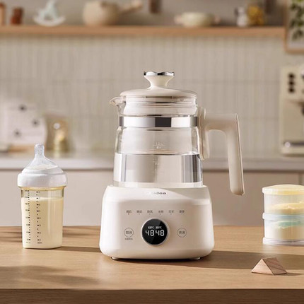 美的小皇冠全玻璃恒温壶婴儿专用