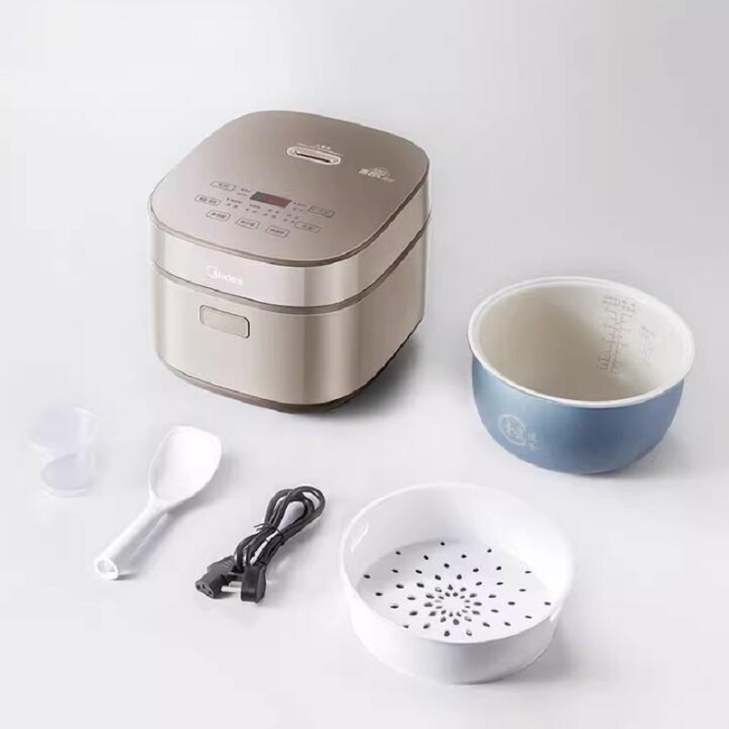 美的电饭煲家用5升大容量3到4人多功能智能不粘煮饭锅青瓷电饭锅