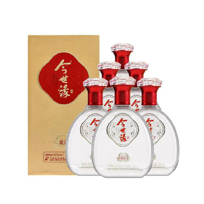 今世缘礼义42度500ml*6浓香白酒