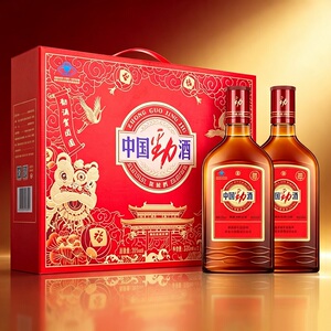 35度中国劲酒520ml*2瓶礼盒装