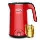 ? Ấm đun nước điện SKG 8068 Bình đun nước inox 304 tự động tắt nguồn công suất lớn cách điện