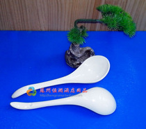7011 Melamine resistant plastic melamine long handle large soup spoon Large spoon soup spoon Imitation porcelain large spoon spoon