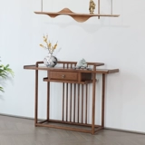 Новая китайская табличка с твердым деревянным крыльцом Xuangan Terrace Forhopen Wood Topret - это простая и современная стола Zen Zen.