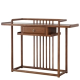 Новая китайская табличка с твердым деревянным крыльцом Xuangan Terrace Forhopen Wood Topret - это простая и современная стола Zen Zen.