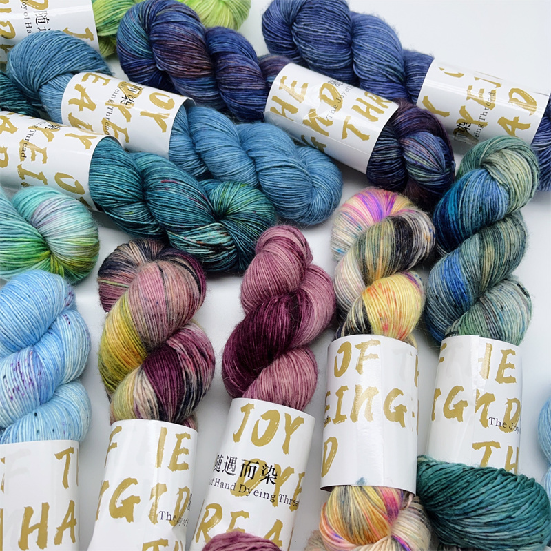 Hand-Dyed Yarn 100g/ 400m Australian Imported 100% Merino Single-Ply Wool Scarf Shawl Yarn Page 2