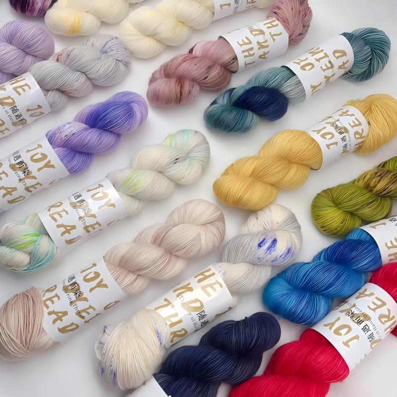 100g/ 400m Australian Imported Anti-Shrink Single-Ply Wool Hand-Dyed Hand-Knitted Scarf Shawl Sweater Yarn Page 4