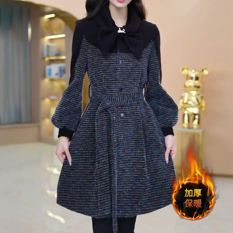 Tweed Style Woolen Outwear for Women 2026 New Autumn and Winter Hangzhou Italian and French Classy Accessible Luxury High-End Woolen Outwear