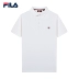FILA Fila Official Áo sơ mi nam tay ngắn Polo 2019 Mùa xuân mới giản dị thể thao đan tay áo ngắn nam - Áo polo thể thao Áo polo thể thao