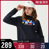 FILA Fila womens sports sweater 2021 autumn and winter new products pullover casual top womens simple fashion sweater women