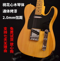 Electric guitar tele 52 original wood color novice introductory metal rock loose knot electric guitar Huang Guanzhong SQ beginner