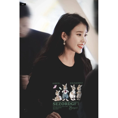 Японский черный кролик, осенняя толстовка, лонгслив, в американском стиле