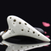 Ocarina trống 12 lỗ Người mới bắt đầu Bắt đầu Sáo trúc C 12 lỗ ac Điều chỉnh sáo gốm Học sinh Nhạc cụ - Nhạc cụ dân tộc sáo tiêu Nhạc cụ dân tộc