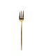 Internet-Famous Portuguese Gold Mirror Finish 304 Stainless Steel Steak Knife, Fork, Spoon, Chopsticks 2-Piece Set Western Cutlery Dessert Knife, Fork, Soup Spoon