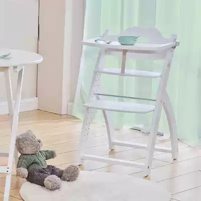 Solid Wood baby dining chair children dining table and chair folding baby adjustable eating multifunctional growing chair