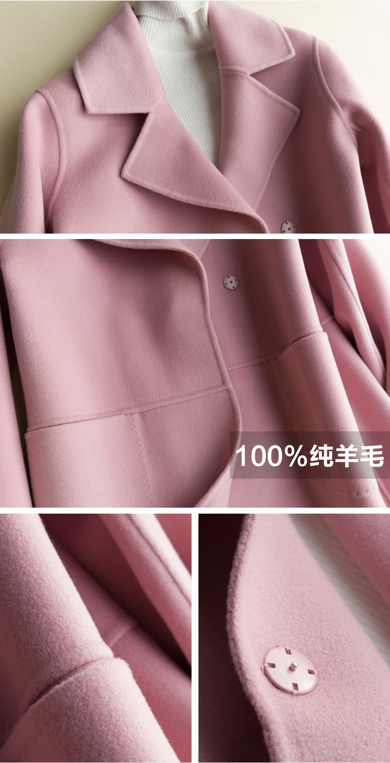 Mùa thu và mùa đông mặc áo khoác lông cừu mới áo khoác nữ trong phần dài của áo gió mà không có cashmere giải phóng mặt bằng chống mùa áo khoác nữ hot trend 2021
