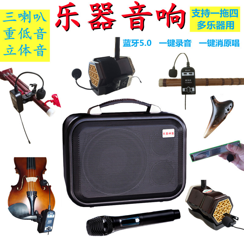 Dichu Cucurbit Flute Wireless Microphone Instrument Sound Harmonica China Nguyen Portable Megaphone Bluetooth Outdoor Speaker