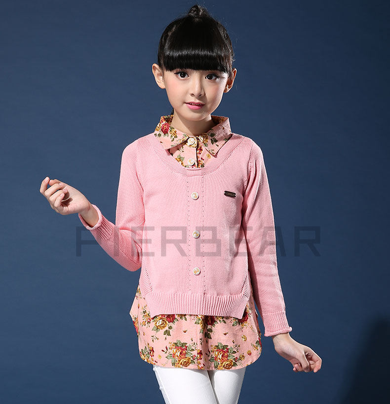 Pull fille PIER BEAR à manche longue - Ref 2104032 Image 8