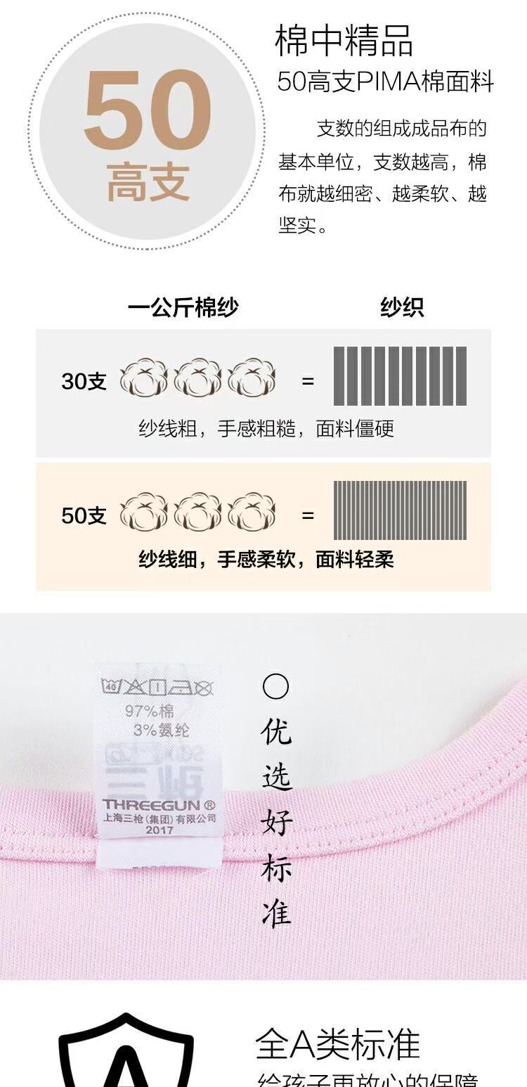 Quần bé trai mùa thu Cô gái quần cotton đơn ba khẩu súng quần trẻ em Quần cotton đơn quần da ngựa cotton quần đáy bộ cotton giấy cho bé