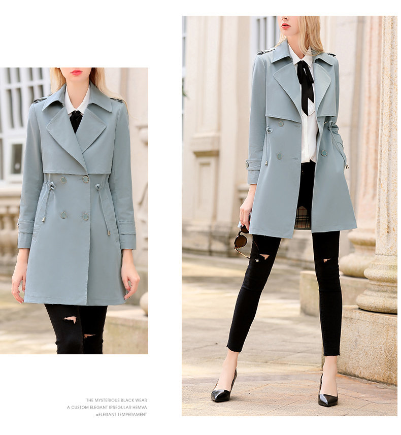 Trench pour femme en Coton - Ref 3226808 Image 24