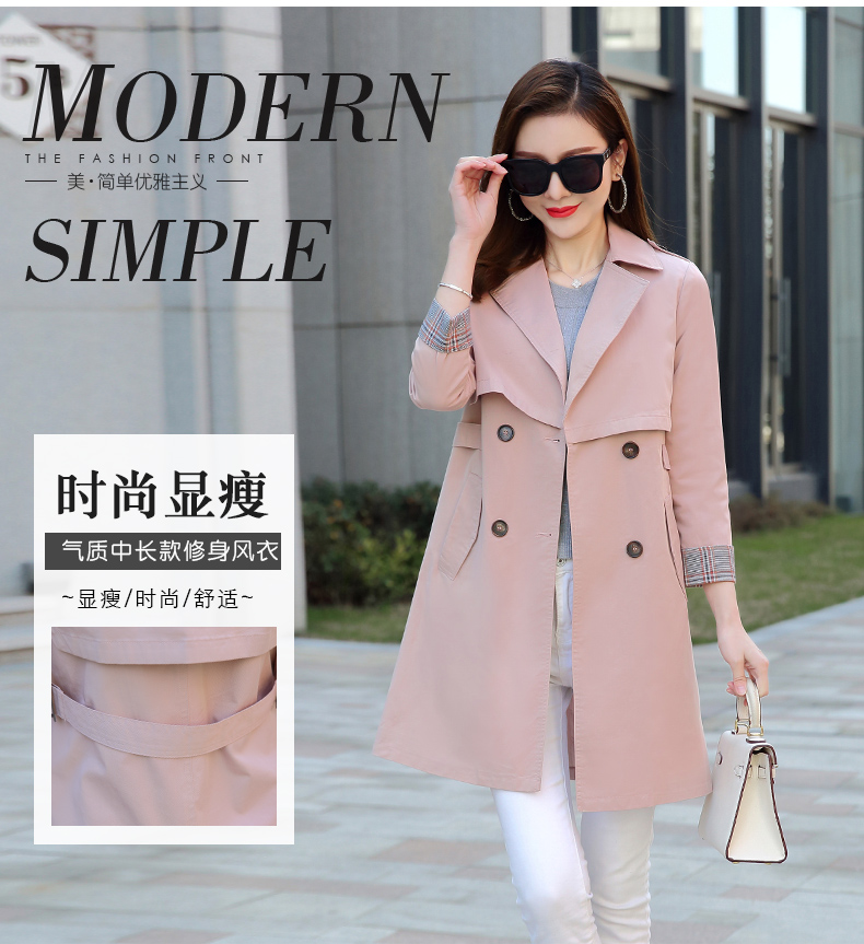 Trench pour femme en Coton - Ref 3226633 Image 8