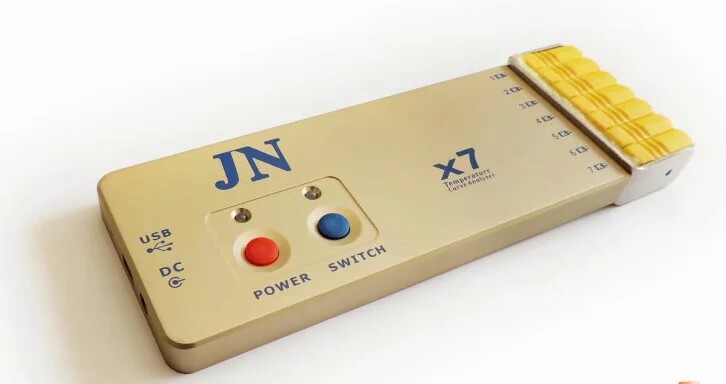 JN Thermometer SMT Furnace Temperature Tester X7 Temperature Curve Tracker Reflow Soldering Temperature Tester